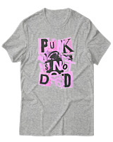 T-Shirt  Γυναικείο - Punk Is Not Dead - Color Thumbnail Γκρί Μελανζέ