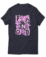 T-Shirt  Γυναικείο - Punk Is Not Dead - Color Thumbnail Σκούρο Μπλέ