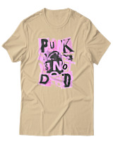 T-Shirt  Γυναικείο - Punk Is Not Dead - Color Thumbnail Μπέζ