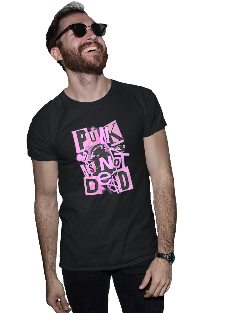 T-Shirt Fit Αντρικό - Punk Is Not Dead - Image 1