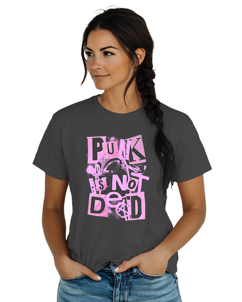T-Shirt  Γυναικείο - Punk Is Not Dead - Image 1
