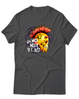 T-Shirt Αντρικό - Punk Not Dead - Color Thumbnail Ανθρακί