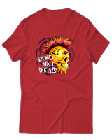 T-Shirt Αντρικό - Punk Not Dead - Color Thumbnail Κόκκινο