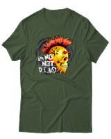 T-Shirt Αντρικό - Punk Not Dead - Color Thumbnail Κυπαρισσί