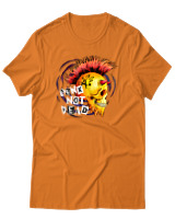 T-Shirt Αντρικό - Punk Not Dead - Color Thumbnail Πορτοκαλί