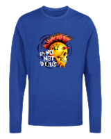 Μακρυμάνικο Μακό Αντρικό - Punk Not Dead - Color Thumbnail Μπλε Ρουά