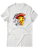 T-Shirt  Γυναικείο - Punk Not Dead - Color Thumbnail Άσπρο