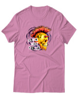T-Shirt  Γυναικείο - Punk Not Dead - Color Thumbnail Ροζ