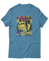 T-Shirt Αντρικό - Punk Rock Til Death - Color Thumbnail Τιρκουάζ