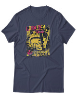 T-Shirt Αντρικό - Punk Rock Til Death - Color Thumbnail Μπλε Γκρι