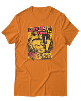 T-Shirt Αντρικό - Punk Rock Til Death - Color Thumbnail Πορτοκαλί