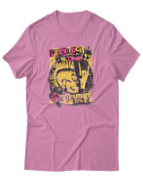 T-Shirt Αντρικό - Punk Rock Til Death - Color Thumbnail Ροζ