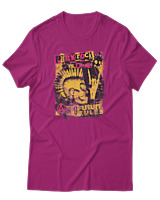 T-Shirt Αντρικό - Punk Rock Til Death - Color Thumbnail Φουξια