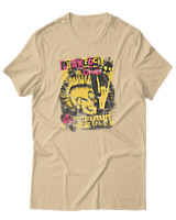 T-Shirt Αντρικό - Punk Rock Til Death - Color Thumbnail Μπεζ