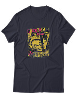 T-Shirt  Γυναικείο - Punk Rock Til Death - Color Thumbnail Σκούρο Μπλέ