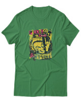 T-Shirt  Γυναικείο - Punk Rock Til Death - Color Thumbnail Πράσινο