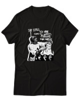 T-Shirt Αντρικό - Punk Street Art Poster - Color Thumbnail Μαύρο