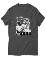 T-Shirt Αντρικό - Punk Street Art Poster - Color Thumbnail Ανθρακί