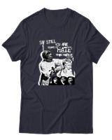 T-Shirt Αντρικό - Punk Street Art Poster - Color Thumbnail Σκούρο Μπλε