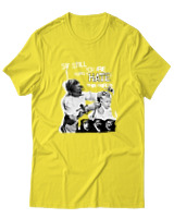 T-Shirt Αντρικό - Punk Street Art Poster - Color Thumbnail Κίτρινο