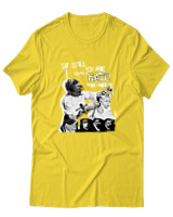 T-Shirt Αντρικό - Punk Street Art Poster - Color Thumbnail Χρυσό Κίτρινο