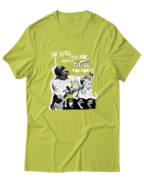T-Shirt Αντρικό - Punk Street Art Poster - Color Thumbnail Λαχανί