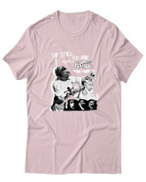 T-Shirt Αντρικό - Punk Street Art Poster - Color Thumbnail Απαλό Ροζ