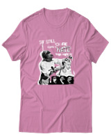 T-Shirt Αντρικό - Punk Street Art Poster - Color Thumbnail Ροζ