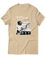 T-Shirt Αντρικό - Punk Street Art Poster - Color Thumbnail Μπεζ