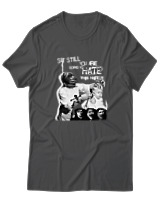 T-Shirt  Γυναικείο - Punk Street Art Poster - Color Thumbnail Ανθρακί
