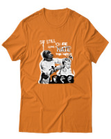 T-Shirt  Γυναικείο - Punk Street Art Poster - Color Thumbnail Πορτοκαλί