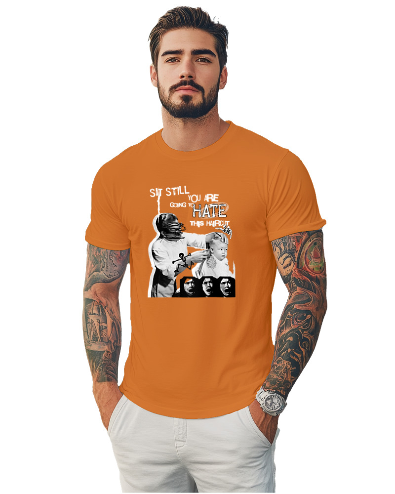 T-Shirt Αντρικό - Punk Street Art Poster - Image 1