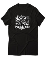 T-Shirt Αντρικό - Punks Not Dead - Color Thumbnail Μαύρο