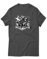 T-Shirt Αντρικό - Punks Not Dead - Color Thumbnail Ανθρακί
