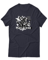 T-Shirt Αντρικό - Punks Not Dead - Color Thumbnail Σκούρο Μπλε