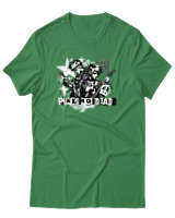 T-Shirt Αντρικό - Punks Not Dead - Color Thumbnail Πράσινο