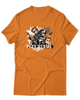 T-Shirt Αντρικό - Punks Not Dead - Color Thumbnail Πορτοκαλί