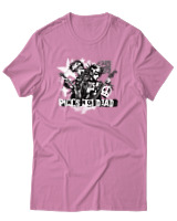 T-Shirt Αντρικό - Punks Not Dead - Color Thumbnail Ροζ
