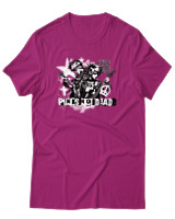 T-Shirt Αντρικό - Punks Not Dead - Color Thumbnail Φουξια
