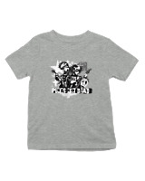 T-Shirt  Παιδικό - Punks Not Dead - Color Thumbnail Γκρι Μελανζέ