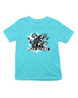 T-Shirt  Παιδικό - Punks Not Dead - Color Thumbnail Οινοπνευματί