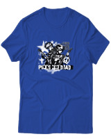 T-Shirt  Γυναικείο - Punks Not Dead - Color Thumbnail Μπλέ Ρουά