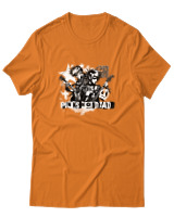 T-Shirt  Γυναικείο - Punks Not Dead - Color Thumbnail Πορτοκαλί