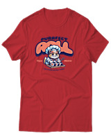 T-Shirt Αντρικό - Purrfect Roll - Color Thumbnail Κόκκινο
