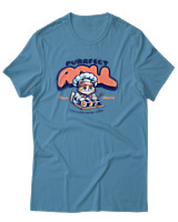 T-Shirt Αντρικό - Purrfect Roll - Color Thumbnail Τιρκουάζ