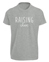 T-Shirt Fit - Raising Chaos - Color Thumbnail Γκρι Μελανζέ
