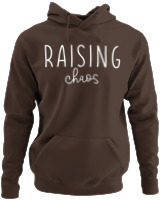 Φούτερ με κουκούλα - Raising Chaos - Color Thumbnail Καφέ