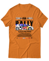 T-Shirt Αντρικό - Rally - Color Thumbnail Πορτοκαλί