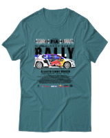 T-Shirt Αντρικό - Rally - Color Thumbnail Μπλε Πράσινο
