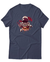 T-Shirt Αντρικό - Ramen Astronaut - Color Thumbnail Μπλε Γκρι